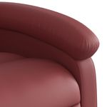 Ingrijire personala si Cosmetice - Sanatate si wellness - Articole wellness - Fotolii de masaj - Fotoliu de masaj rabatabil, rosu vin, piele ecologica - Infinity.ro
