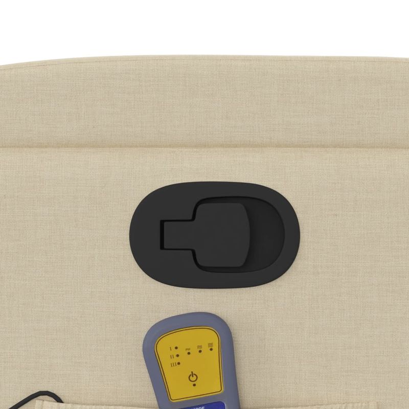 Ingrijire personala si Cosmetice - Sanatate si wellness - Articole wellness - Fotolii de masaj - Fotoliu rabatabil de masaj, crem, material textil - Infinity.ro