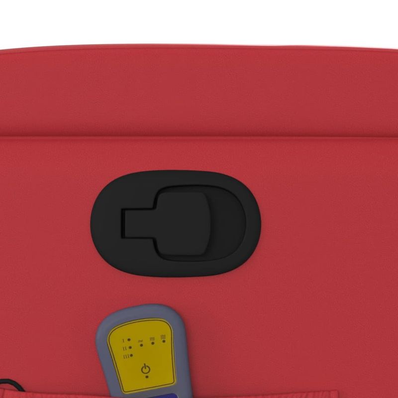 Ingrijire personala si Cosmetice - Sanatate si wellness - Articole wellness - Fotolii de masaj - Fotoliu de masaj rabatabil, rosu, piele ecologica - Infinity.ro