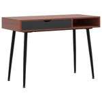 Casa si Gradina - Mobilier - Mese si birouri - Birouri - Birou de computer cu sertar, maro, 110x50x75 cm, lemn prelucrat - Infinity.ro
