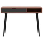Casa si Gradina - Mobilier - Mese si birouri - Birouri - Birou de computer cu sertar, maro, 110x50x75 cm, lemn prelucrat - Infinity.ro