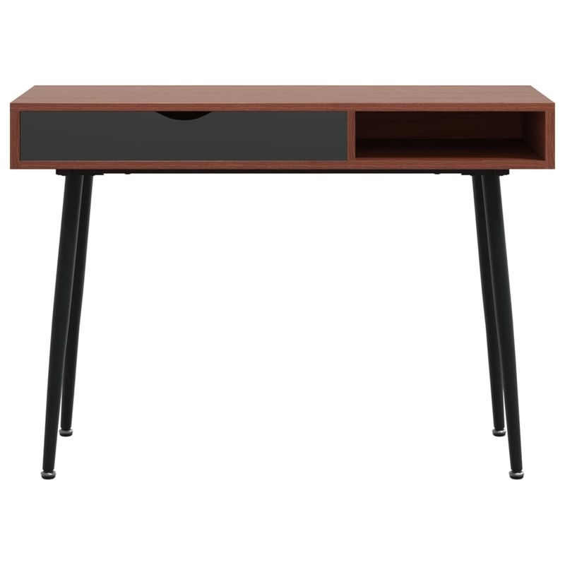 Casa si Gradina - Mobilier - Mese si birouri - Birouri - Birou de computer cu sertar, maro, 110x50x75 cm, lemn prelucrat - Infinity.ro