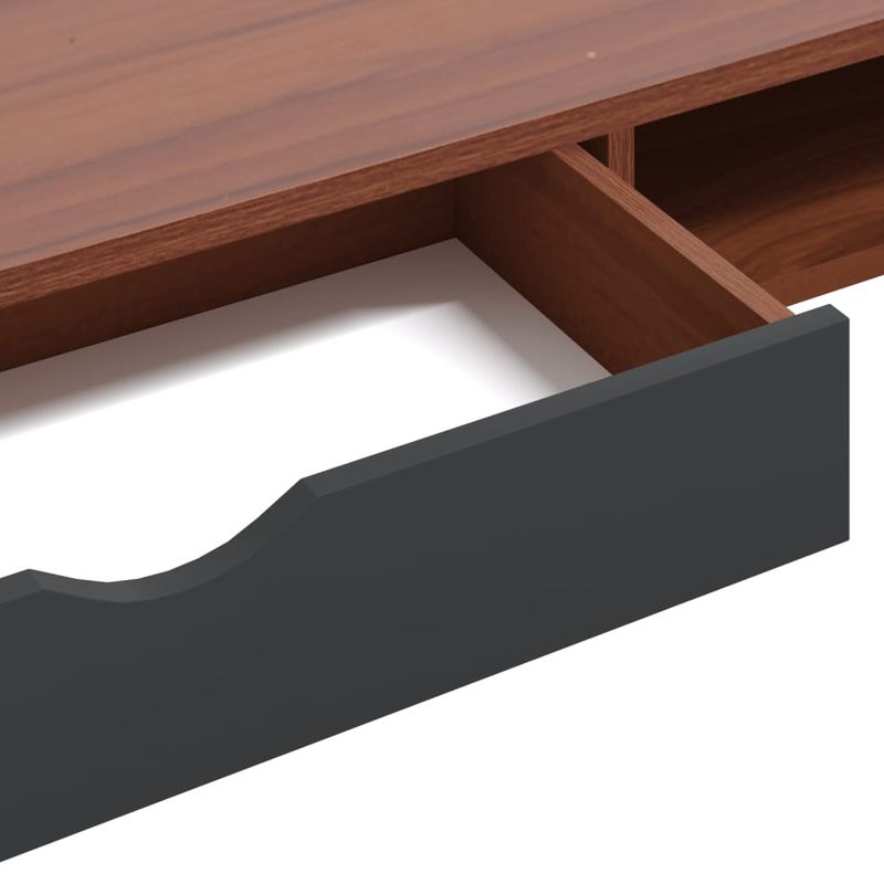 Casa si Gradina - Mobilier - Mese si birouri - Birouri - Birou de computer cu sertar, maro, 110x50x75 cm, lemn prelucrat - Infinity.ro