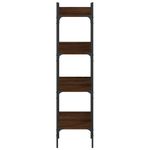 Casa si Gradina - Mobilier - Biblioteci si rafturi - Biblioteci - Biblioteca 4 niveluri stejar maro 35x30x138,5 cm lemn prelucrat - Infinity.ro