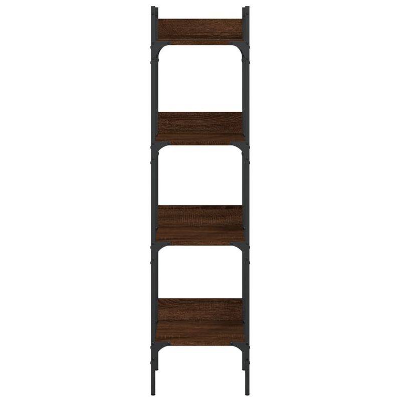 Casa si Gradina - Mobilier - Biblioteci si rafturi - Biblioteci - Biblioteca 4 niveluri stejar maro 35x30x138,5 cm lemn prelucrat - Infinity.ro