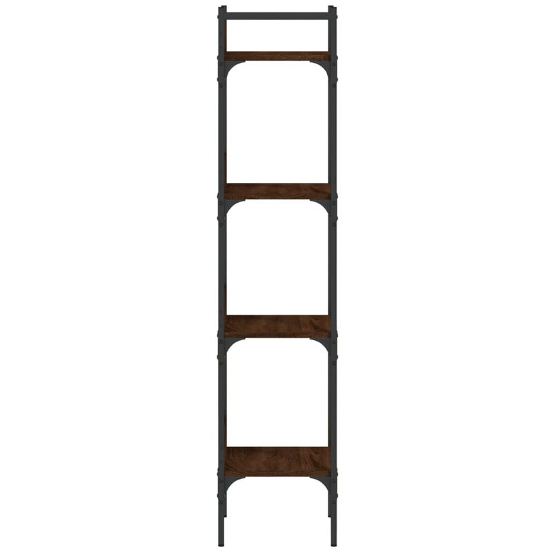 Casa si Gradina - Mobilier - Biblioteci si rafturi - Biblioteci - Biblioteca 4 niveluri stejar maro 35x30x138,5 cm lemn prelucrat - Infinity.ro