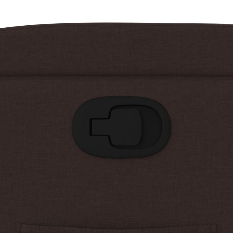 Casa si Gradina - Mobilier - Scaune si fotolii - Fotolii - Fotoliu rabatabil, maro inchis, material textil - Infinity.ro