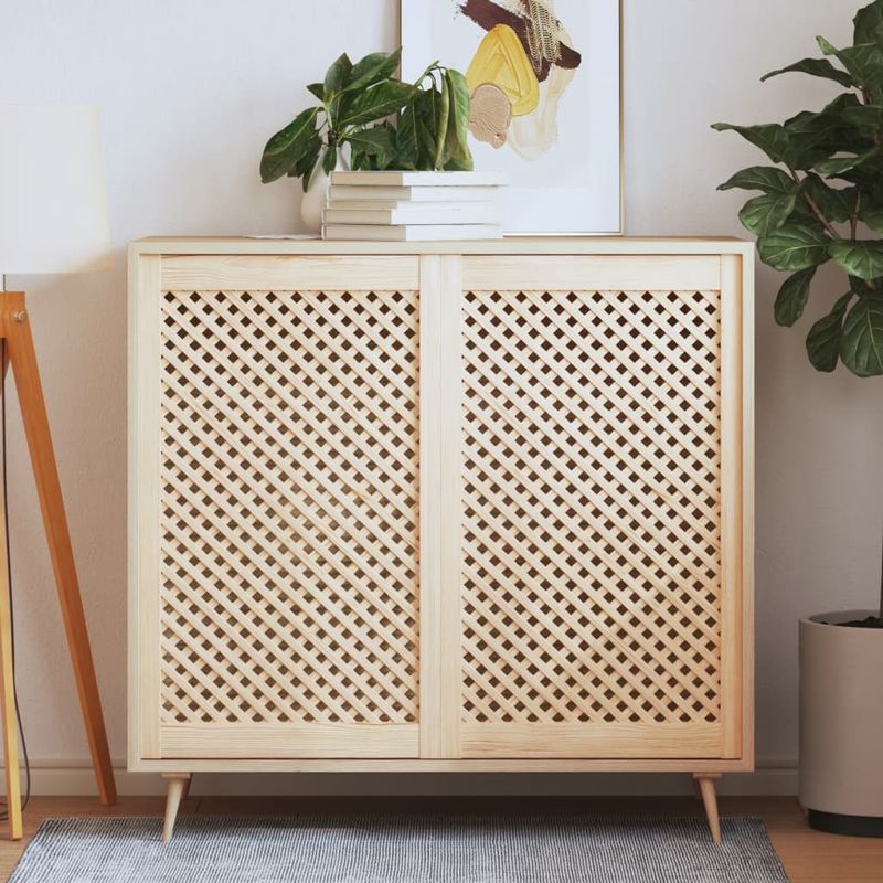 Casa si Gradina - Mobilier - Dulapuri si sifoniere - Dulapuri - Usi dulap design zabrele 2 buc. 59,5x99 cm, lemn masiv de pin - Infinity.ro