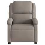 Casa si Gradina - Mobilier - Scaune si fotolii - Fotolii - Fotoliu rabatabil, gri taupe, material textil - Infinity.ro