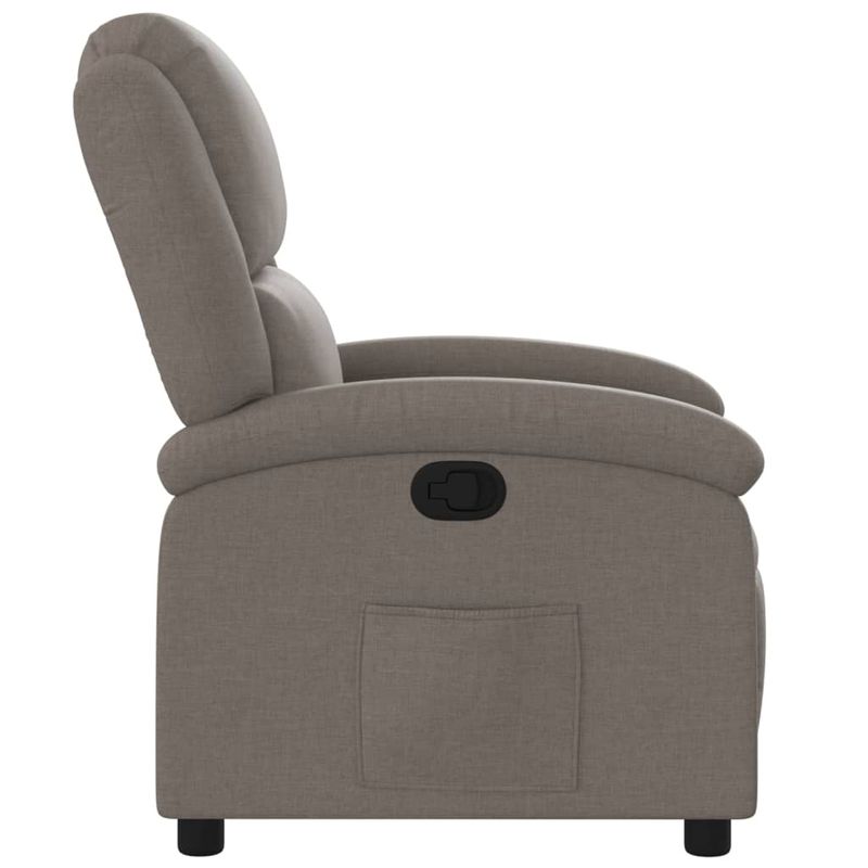 Casa si Gradina - Mobilier - Scaune si fotolii - Fotolii - Fotoliu rabatabil, gri taupe, material textil - Infinity.ro