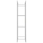 Casa si Gradina - Termice - Sobe, Seminee si accesorii - Accesorii seminee si sobe - Suport pentru lemne de foc, 50x28x132 cm, otel inoxidabil - Infinity.ro
