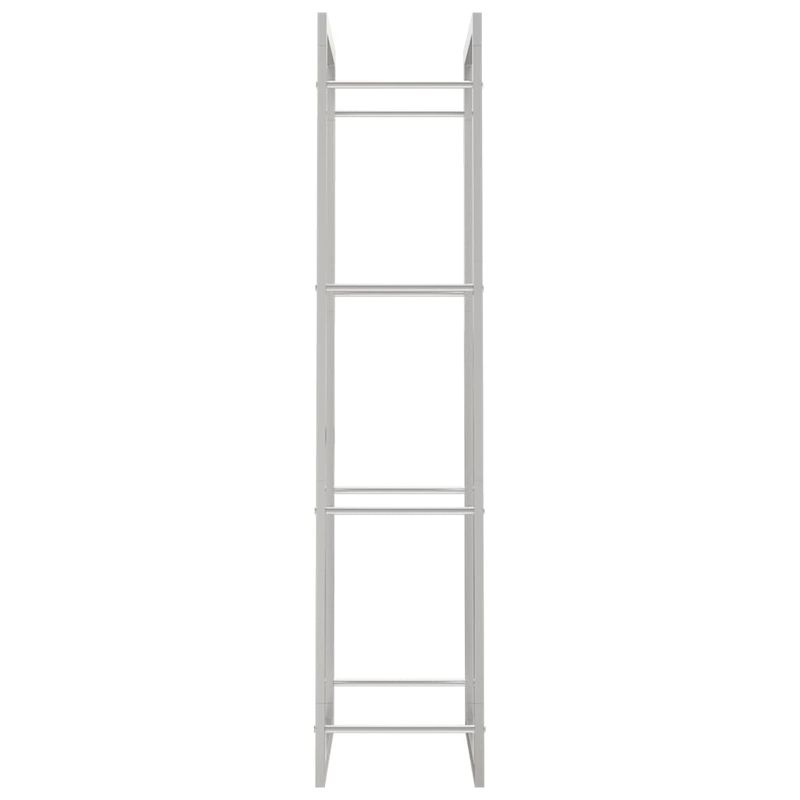 Casa si Gradina - Termice - Sobe, Seminee si accesorii - Accesorii seminee si sobe - Suport pentru lemne de foc, 50x28x132 cm, otel inoxidabil - Infinity.ro