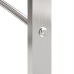 Casa si Gradina - Termice - Sobe, Seminee si accesorii - Accesorii seminee si sobe - Suport pentru lemne de foc, 50x28x132 cm, otel inoxidabil - Infinity.ro