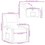 Casa si Gradina - Mobilier - Scaune si fotolii - Fotolii - Fotoliu rabatabil, gri taupe, material textil - Infinity.ro