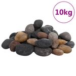 Casa si Gradina - Decoratiuni - Obiecte decorative - Accesorii decorative - Pietricele lustruite, 10 kg, culori mixte, 5-8 cm - Infinity.ro