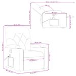 Ingrijire personala si Cosmetice - Sanatate si wellness - Articole wellness - Fotolii de masaj - Fotoliu de masaj rabatabil, maro, material textil - Infinity.ro