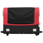 Sport si Outdoor - Ciclism - Accesorii pentru biciclete - Remorci biciclete - Remorca pentru biciclete, negru și rosu, 45 kg, fier, mărime 137x69x59 cm - Infinity.ro