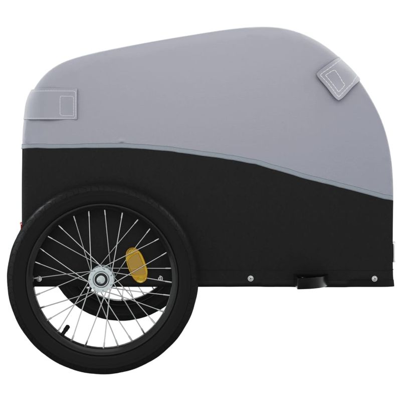 Sport si Outdoor - Ciclism - Accesorii pentru biciclete - Remorci biciclete - Remorca pentru biciclete, negru și gri, 45 kg, fier, mărime 133x68x68 cm - Infinity.ro