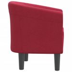 Casa si Gradina - Mobilier - Scaune si fotolii - Fotolii - Fotoliu tip cuva, rosu vin, material textil - Infinity.ro