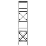 Casa si Gradina - Mobilier - Biblioteci si rafturi - Biblioteci - Biblioteca cu 5 niveluri gri sonoma 59x35x171 cm lemn prelucrat - Infinity.ro