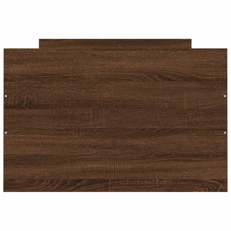 Casa si Gradina - Mobilier - Paturi si accesorii - Paturi - Cadru de pat cu tablie la cap/picioare, stejar maro, 75x190 cm - Infinity.ro