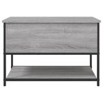 Casa si Gradina - Mobilier - Canapele si coltare - Banchete - Banca de depozitare, gri sonoma, 70x42,5x47 cm, lemn prelucrat - Infinity.ro