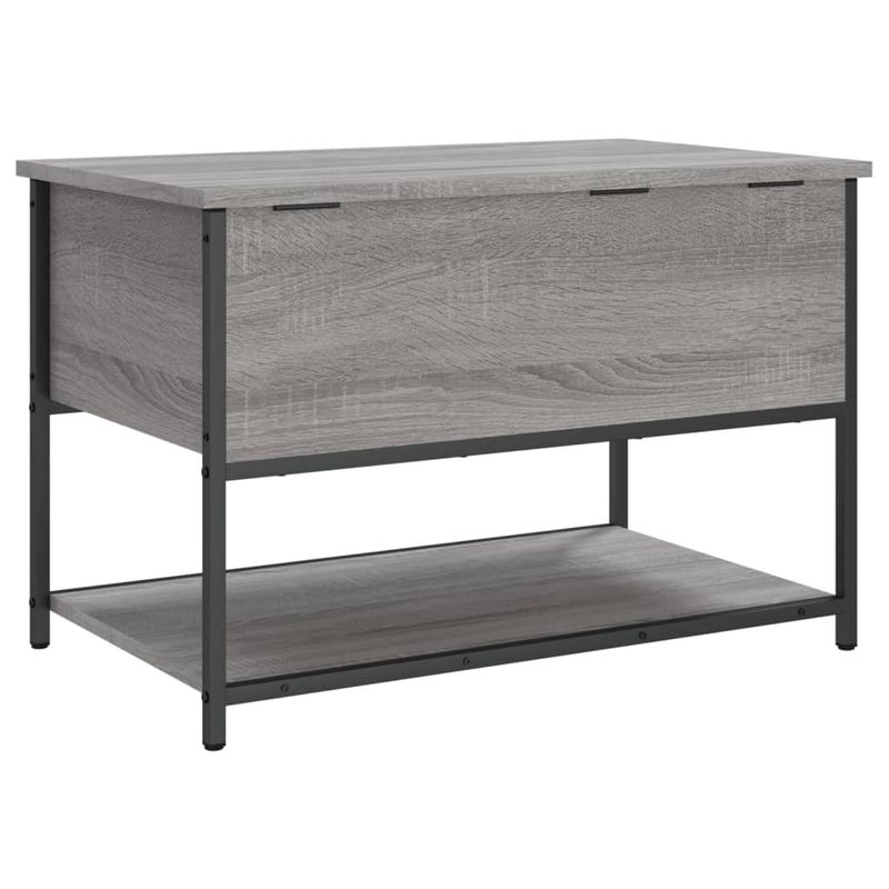 Casa si Gradina - Mobilier - Canapele si coltare - Banchete - Banca de depozitare, gri sonoma, 70x42,5x47 cm, lemn prelucrat - Infinity.ro