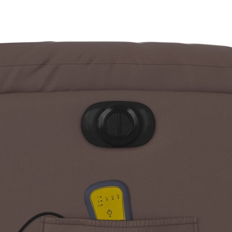 Ingrijire personala si Cosmetice - Sanatate si wellness - Articole wellness - Fotolii de masaj - Fotoliu electric de masaj rabatabil, maro, piele ecologica - Infinity.ro