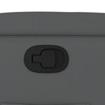 Casa si Gradina - Mobilier - Scaune si fotolii - Fotolii - Fotoliu rabatabil cu ridicare, gri, piele ecologica - Infinity.ro