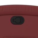 Casa si Gradina - Mobilier - Scaune si fotolii - Fotolii - Fotoliu rabatabil cu ridicare, rosu vin, piele ecologica - Infinity.ro