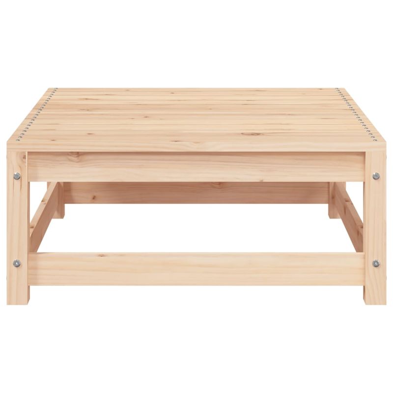 Casa si Gradina - Gradina si terasa - Mobilier exterior - Canapele si fotolii gradina - Canapea de gradina fara brate cu taburet, lemn masiv de pin, model 2x mijloc + suport pentru picioare - Infinity.ro