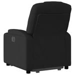 Casa si Gradina - Mobilier - Scaune si fotolii - Fotolii - Fotoliu electric rabatabil cu ridicare, negru, textil - Infinity.ro