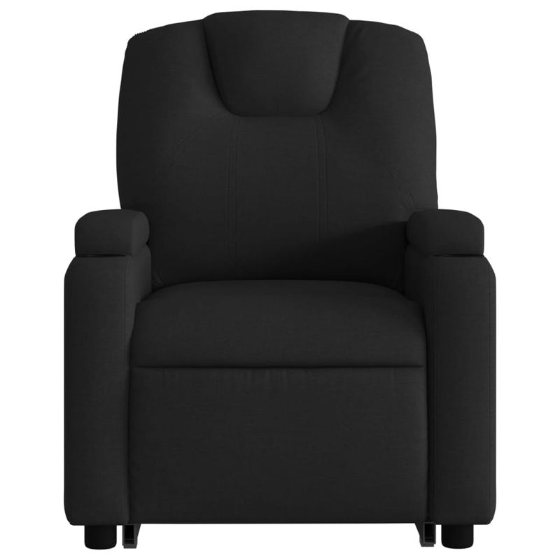Casa si Gradina - Mobilier - Scaune si fotolii - Fotolii - Fotoliu electric rabatabil cu ridicare, negru, textil - Infinity.ro