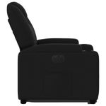 Casa si Gradina - Mobilier - Scaune si fotolii - Fotolii - Fotoliu electric rabatabil cu ridicare, negru, textil - Infinity.ro