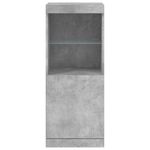 Casa si Gradina - Mobilier - Comode si corpuri - Comode - Servanta cu lumini LED, gri beton, 41x37x100 cm - Infinity.ro