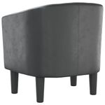 Casa si Gradina - Mobilier - Scaune si fotolii - Fotolii - Fotoliu tip cuva, gri, piele ecologica - Infinity.ro