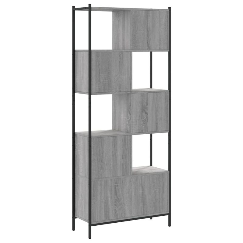 Casa si Gradina - Mobilier - Biblioteci si rafturi - Biblioteci - Biblioteca, gri sonoma, 72x28x172 cm, lemn prelucrat - Infinity.ro