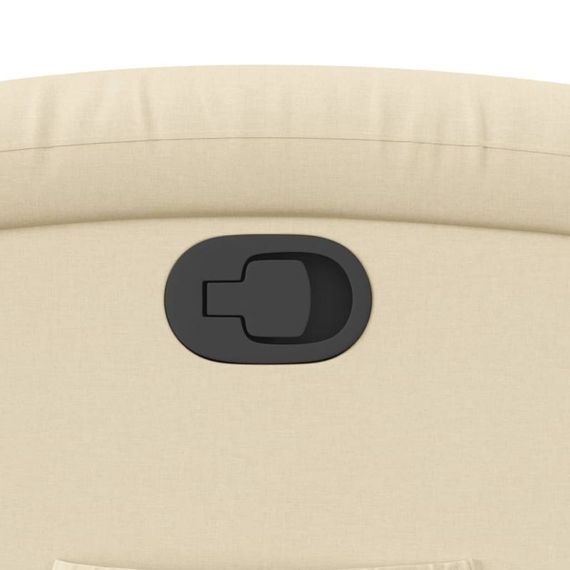 Casa si Gradina - Mobilier - Scaune si fotolii - Fotolii - Fotoliu rabatabil cu ridicare pe verticala, crem, textil - Infinity.ro