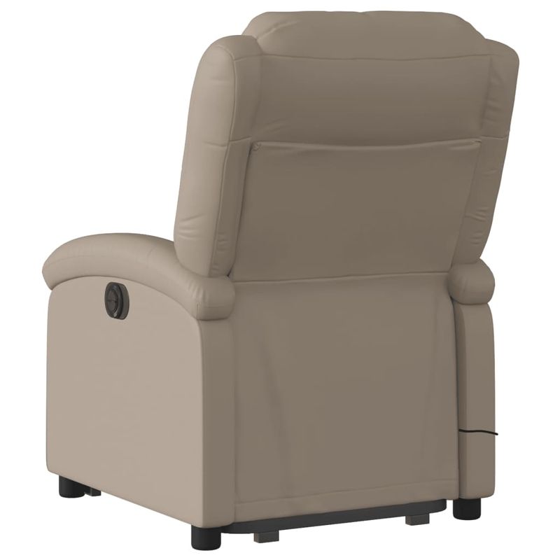 Ingrijire personala si Cosmetice - Sanatate si wellness - Articole wellness - Fotolii de masaj - Fotoliu electric masaj rabatabil cu ridicare, cappuccino - Infinity.ro