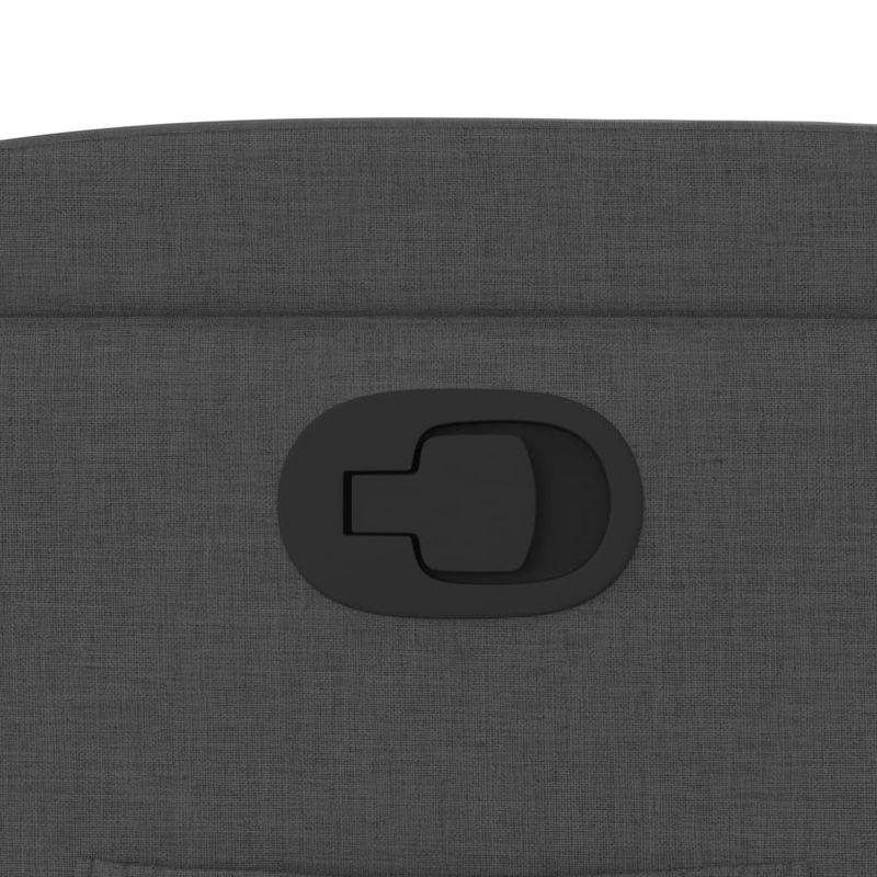 Casa si Gradina - Mobilier - Scaune si fotolii - Fotolii - Fotoliu rabatabil cu ridicare pe verticala, gri inchis, textil - Infinity.ro