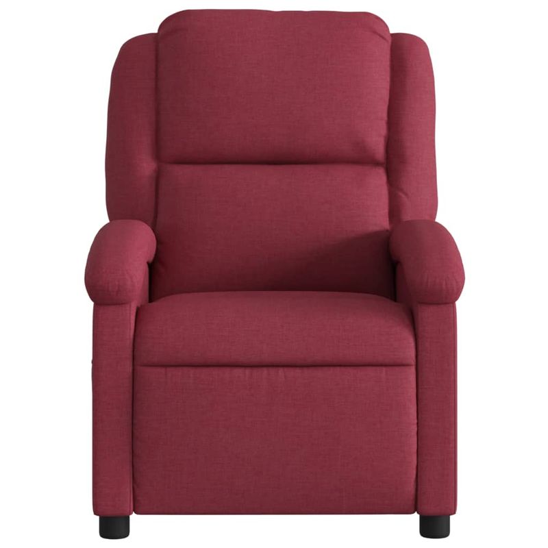 Casa si Gradina - Mobilier - Scaune si fotolii - Fotolii - Fotoliu rabatabil electric, rosu vin, material textil - Infinity.ro