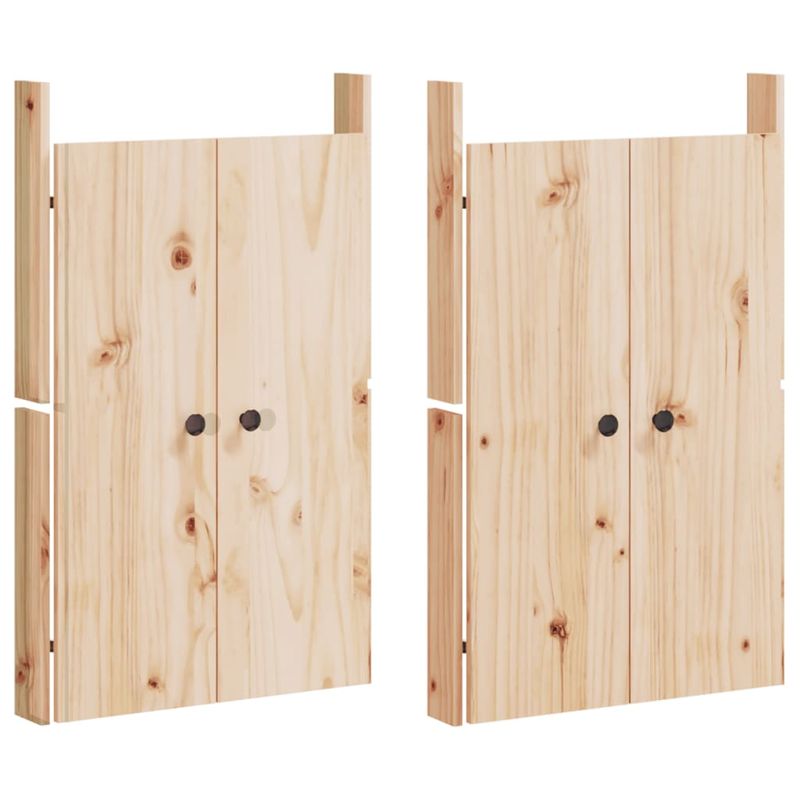 Casa si Gradina - Mobilier - Comode si corpuri - Corpuri bucatarie - Dulap de bucatarie de exterior, lemn masiv de pin, mărime 106x55x92 cm, model 4 uși - Infinity.ro