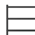 Casa si Gradina - Mobilier - Paturi si accesorii - Paturi - Cadru pat metalic cu tablie de cap/picioare , negru, 120x200 cm - Infinity.ro
