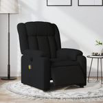 Ingrijire personala si Cosmetice - Sanatate si wellness - Articole wellness - Fotolii de masaj - Fotoliu electric de masaj rabatabil, negru, textil - Infinity.ro