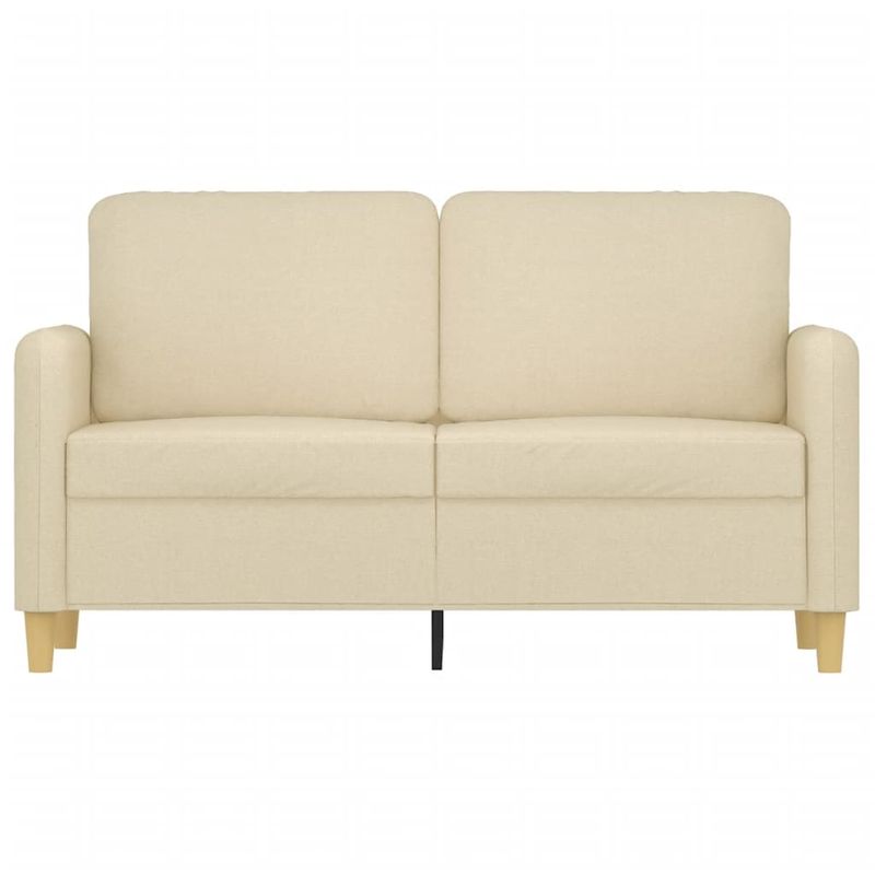 Casa si Gradina - Mobilier - Canapele si coltare - Canapele - Canapea cu 2 locuri, crem, 120 cm, material textil - Infinity.ro