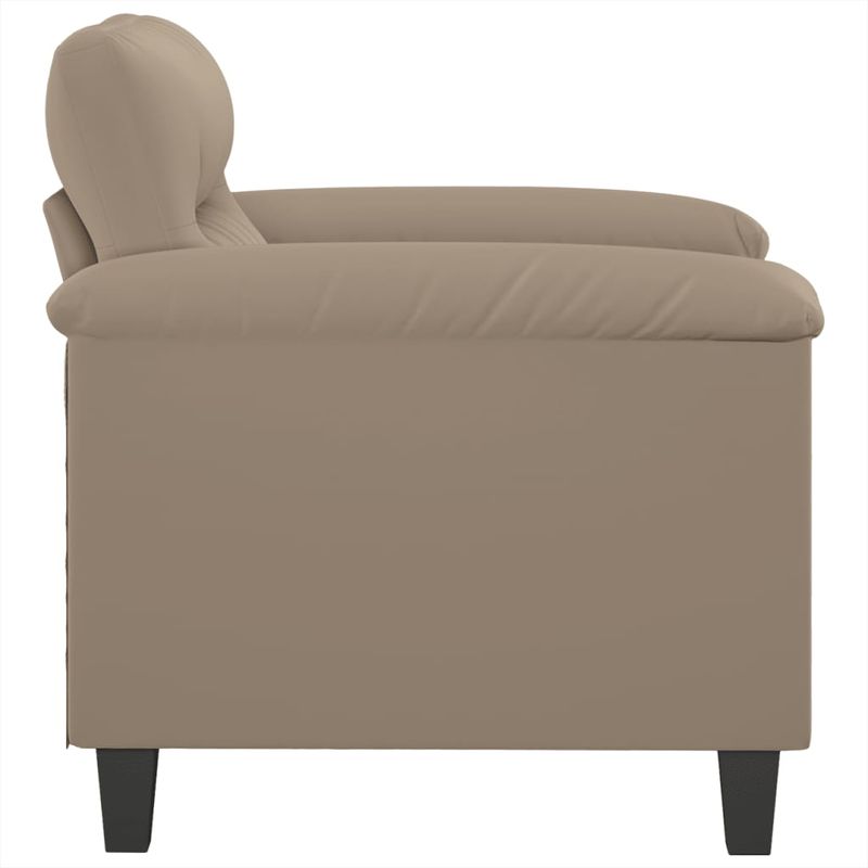Casa si Gradina - Mobilier - Scaune si fotolii - Fotolii - Fotoliu canapea, gri taupe, 60 cm, textil microfibra - Infinity.ro