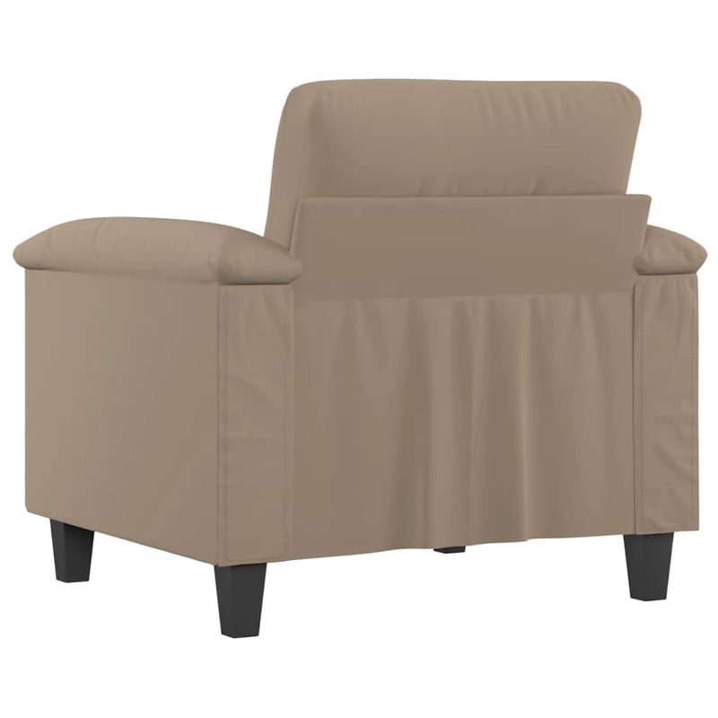 Casa si Gradina - Mobilier - Scaune si fotolii - Fotolii - Fotoliu canapea, gri taupe, 60 cm, textil microfibra - Infinity.ro