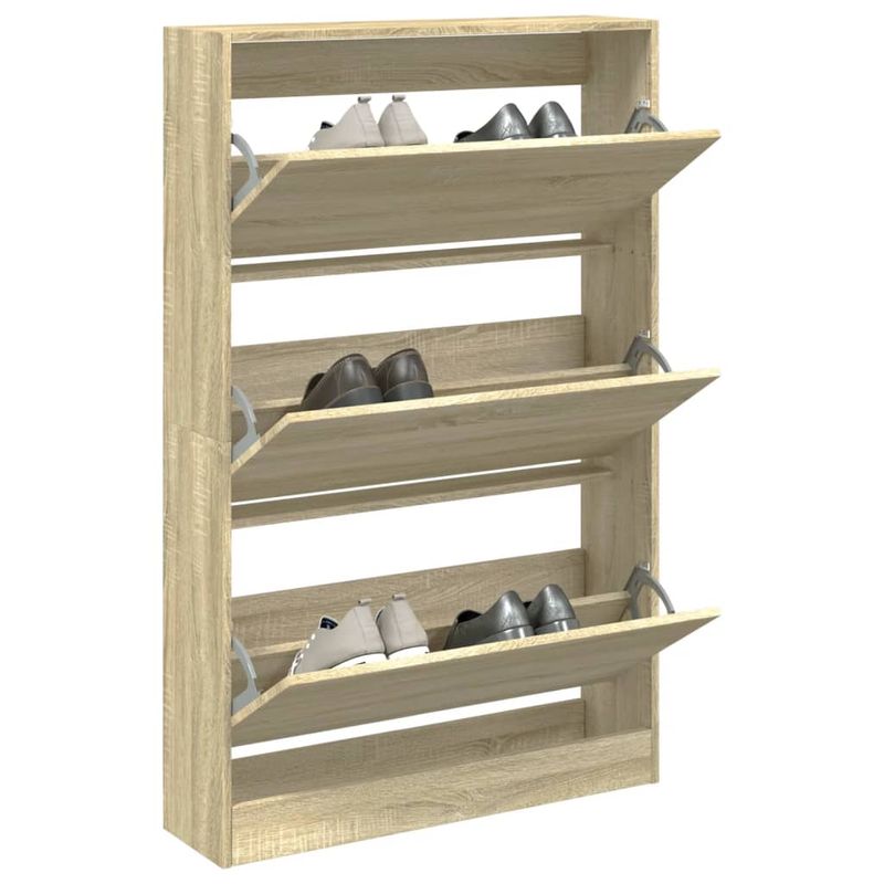 Casa si Gradina - Mobilier - Organizare si depozitare - Organizator incaltaminte - Pantofar, stejar sonoma, 80x21x125,5 cm, lemn compozit - Infinity.ro