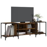 Casa si Gradina - Mobilier - Comode si corpuri - Comode - Comoda TV, stejar fumuriu, 150x37x50 cm, lemn compozit - Infinity.ro