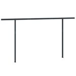 Casa si Gradina - Gradina si terasa - Umbrele si pavilioane - Umbrele - Set stalp pentru copertina, antracit, 450x245 cm, fier - Infinity.ro